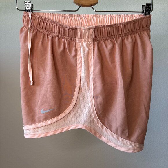 Nike Tempo Dri-FIT Shorts • Women’s M • Neutral Tan Mauve • Lined Classic - Picture 1 of 10
